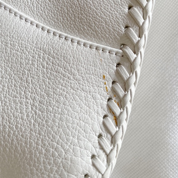 Christian Dior white leather double pocket purse - Picture 5 of 13